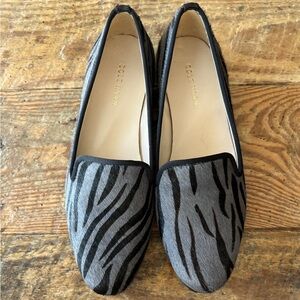 Cole Haan Sabrina Black/Grey Zebra Print Genuine Calf Hair Sz: 5B